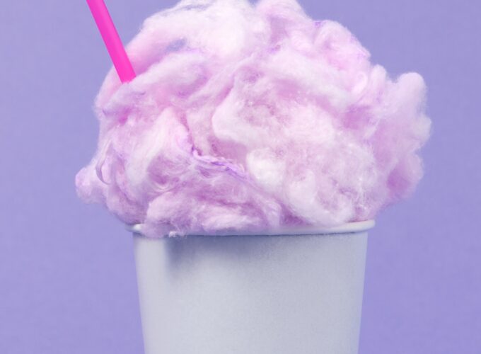 Plum Candy Floss