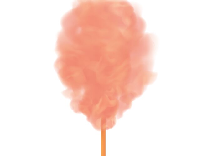 Peach Mango Candy Floss