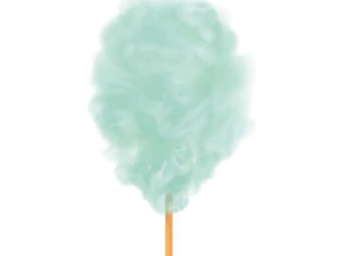 Green Apple Candy Floss